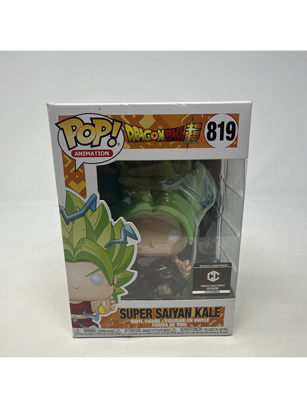 Funko Pop! Animation Dragon Ball Super Super Saiyan Kale #819 Chalice Exclusive